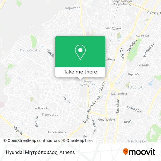 Hyundai Μητρόπουλος map
