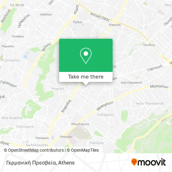 Γερμανική Πρεσβεία map