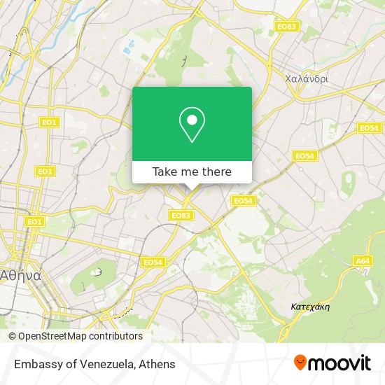 Embassy of Venezuela map