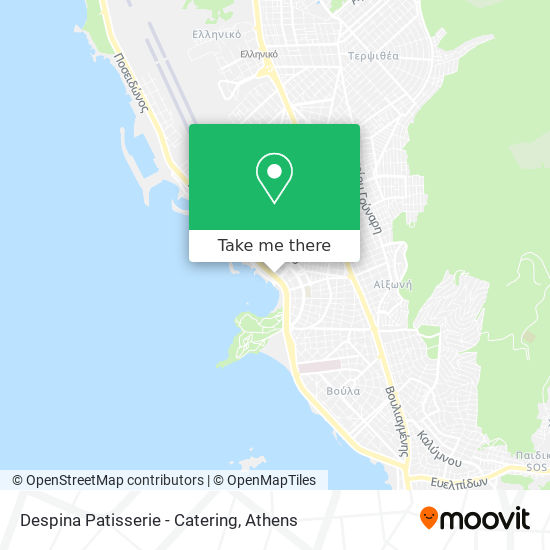 Despina Patisserie - Catering map