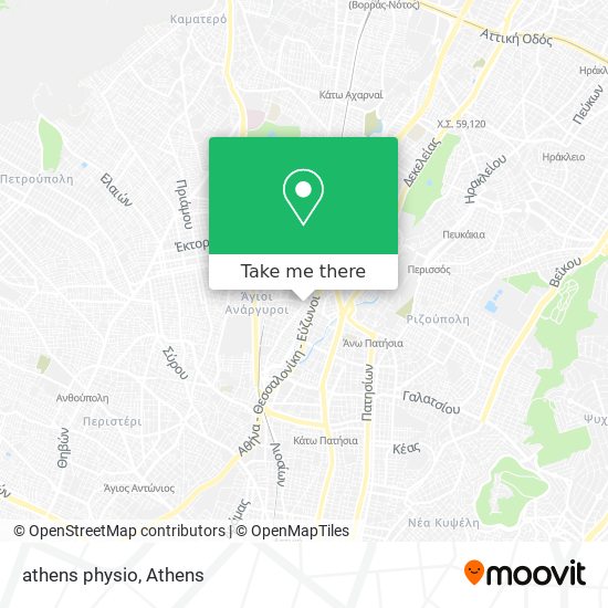 athens physio map