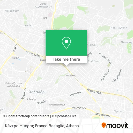 Κέντρο Ημέρας Franco Basaglia map