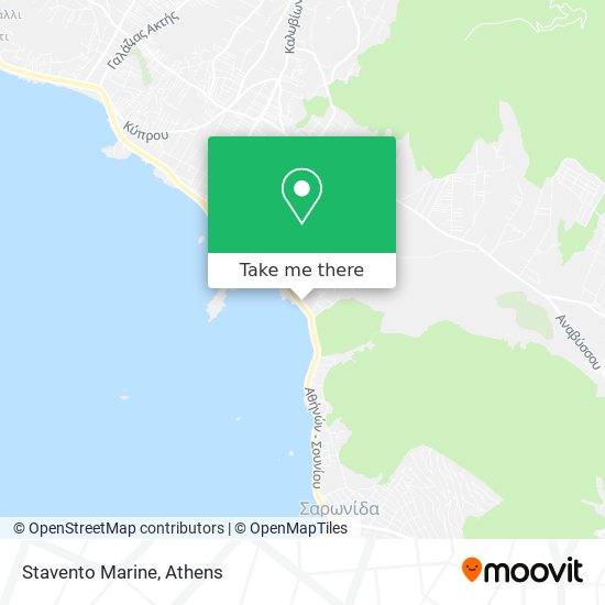 Stavento Marine map