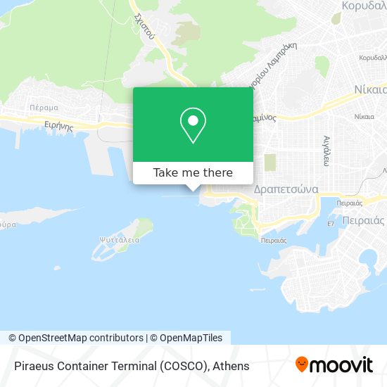 Piraeus Container Terminal (COSCO) map