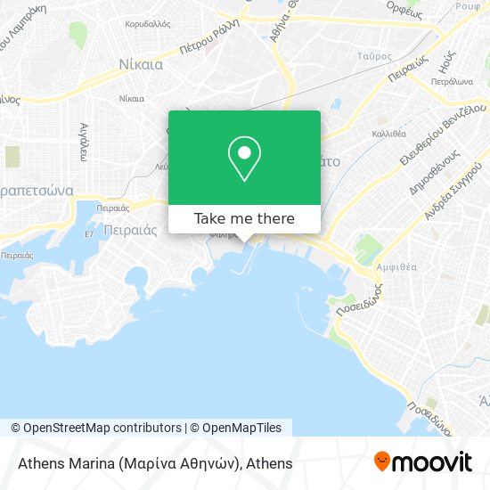 Athens Marina (Μαρίνα Αθηνών) map