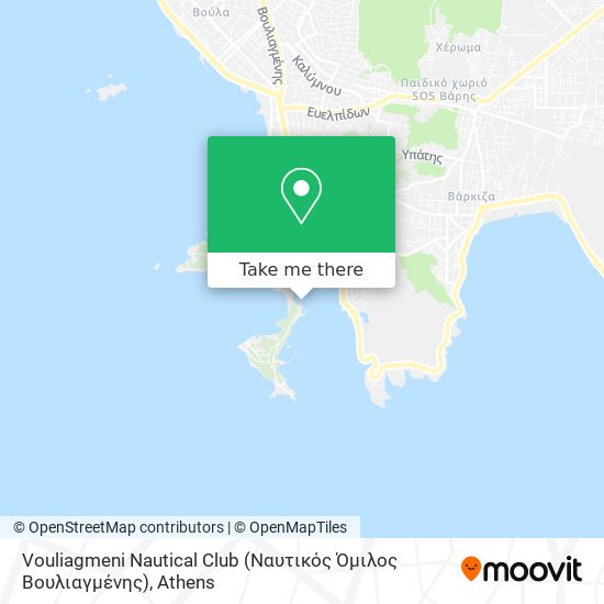 Vouliagmeni Nautical Club (Ναυτικός Όμιλος Βουλιαγμένης) map