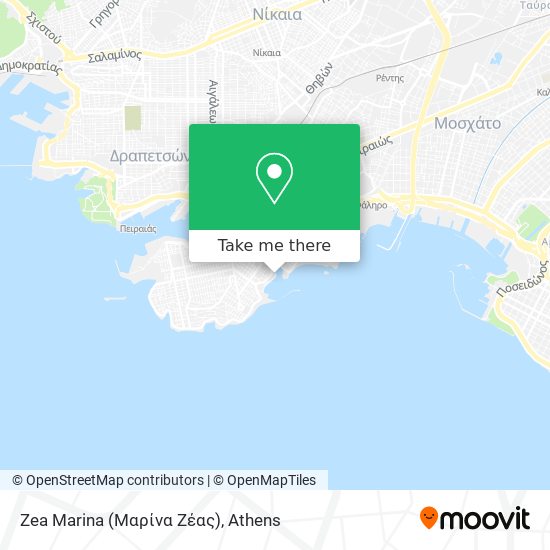 Zea Marina (Μαρίνα Ζέας) map
