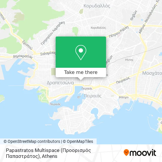 Papastratos Multispace (Προορισμός Παπαστράτος) map