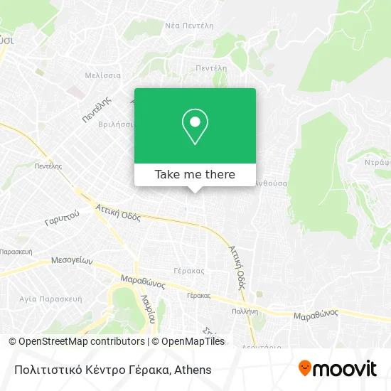 Πολιτιστικό Κέντρο Γέρακα map