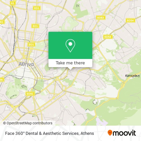 Face 360° Dental & Aesthetic Services map