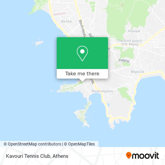 Kavouri Tennis Club map