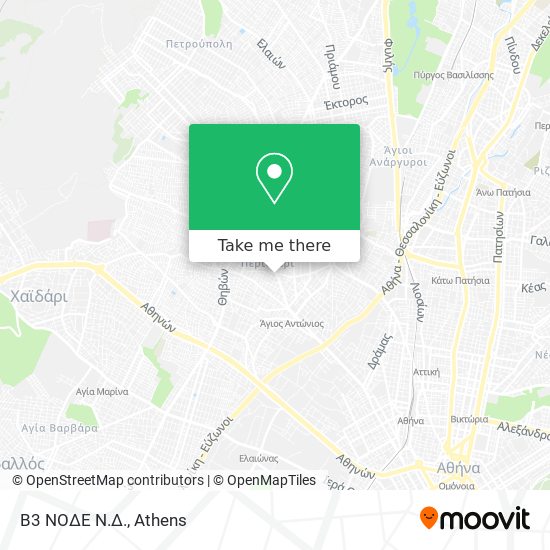 Β3 ΝΟΔΕ Ν.Δ. map