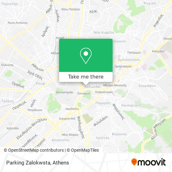 Parking Zalokwsta map