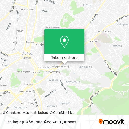 Parking Χρ. Αδαμοπουλος ΑΒΕΕ map