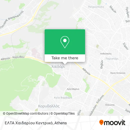 ΕΛΤΑ Χαιδαρίου Κεντρικό map
