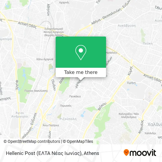 Hellenic Post (ΕΛΤΑ Νέας Ιωνίας) map