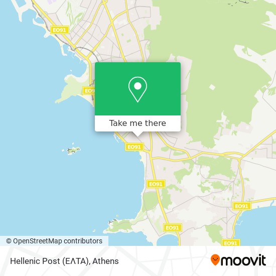 Hellenic Post (ΕΛΤΑ) map