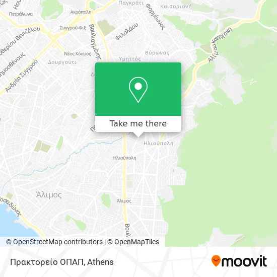 Πρακτορείο ΟΠΑΠ map