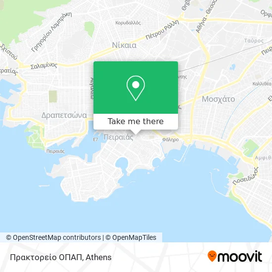 Πρακτορείο ΟΠΑΠ map