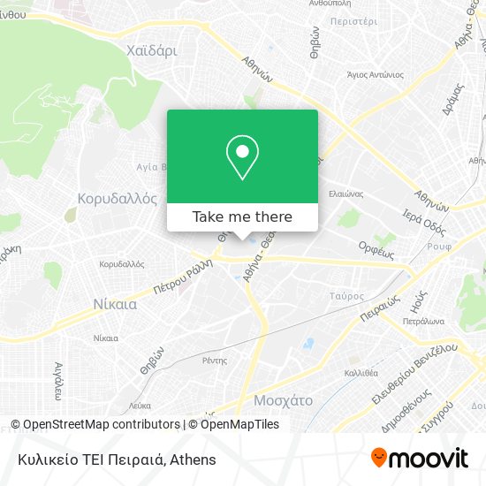 Κυλικείο ΤΕΙ Πειραιά map