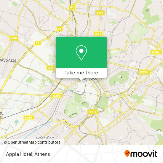 Appia Hotel map