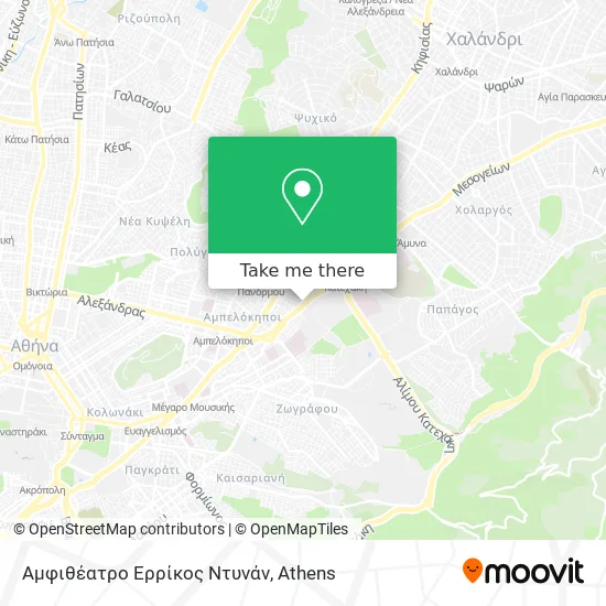 Αμφιθέατρο Ερρίκος Ντυνάν map