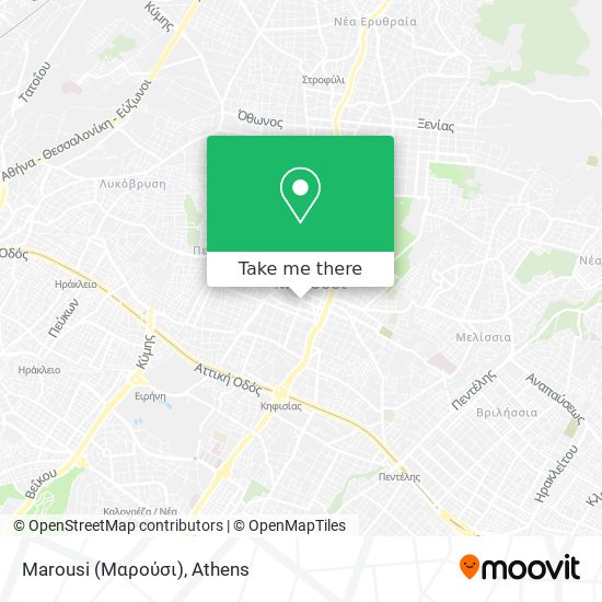Marousi (Μαρούσι) map