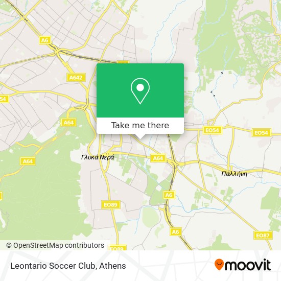 Leontario Soccer Club map