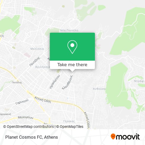 Planet Cosmos FC map