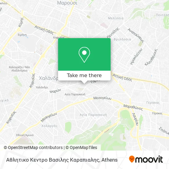 Αθλητικο Κεντρο Βασιλης Καραπιαλης map