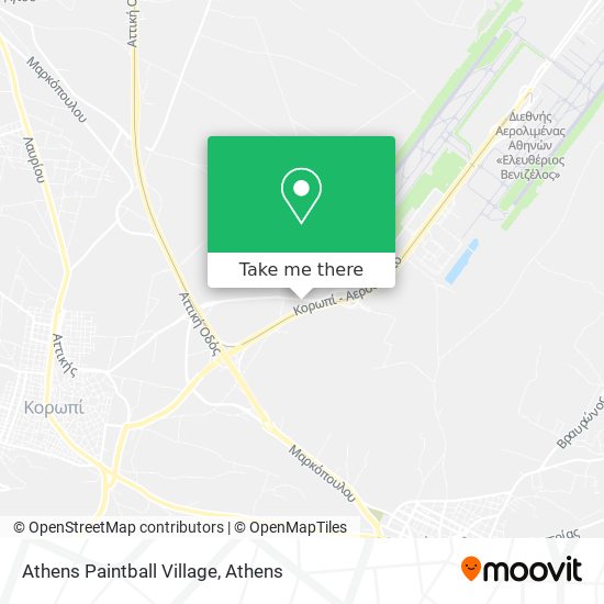 Athens Paintball Village map