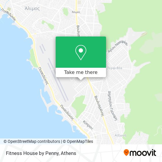 Fitness House by Penny map