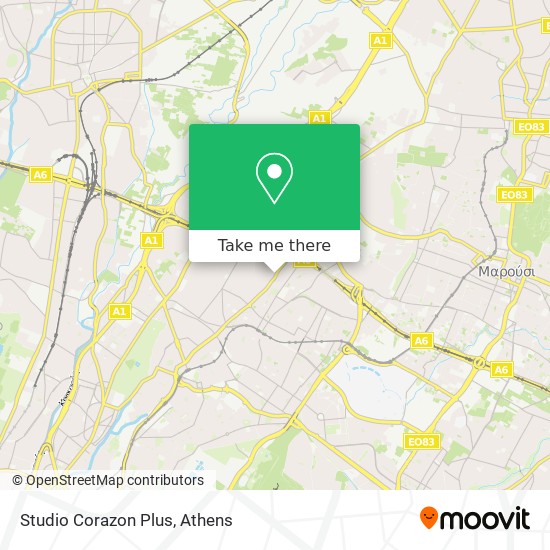 Studio Corazon Plus map