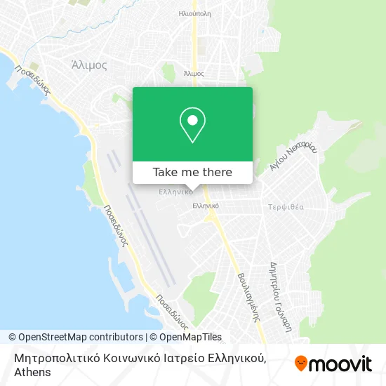 Μητροπολιτικό Κοινωνικό Ιατρείο Ελληνικού map