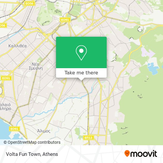 Volta Fun Town map