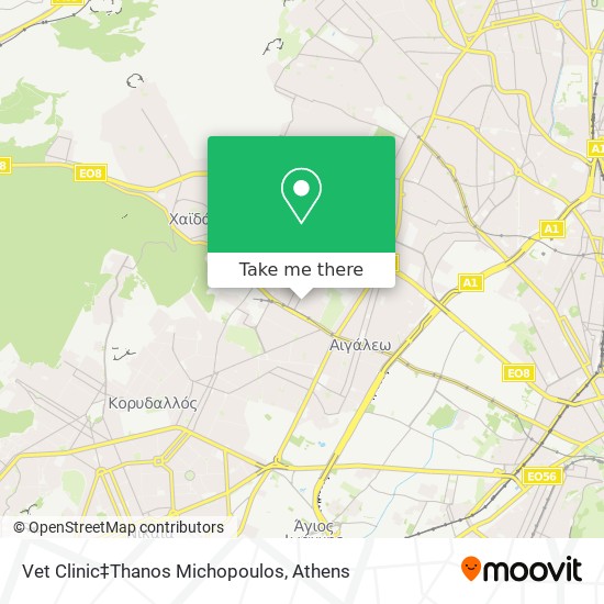 Vet Clinic‡Thanos Michopoulos map