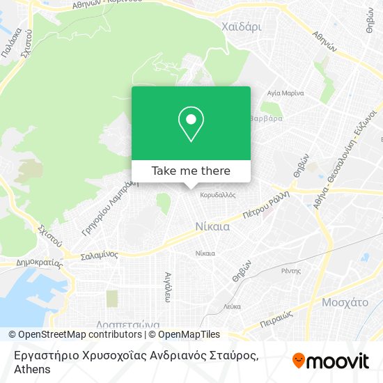 Εργαστήριο Χρυσοχοΐας Ανδριανός Σταύρος map