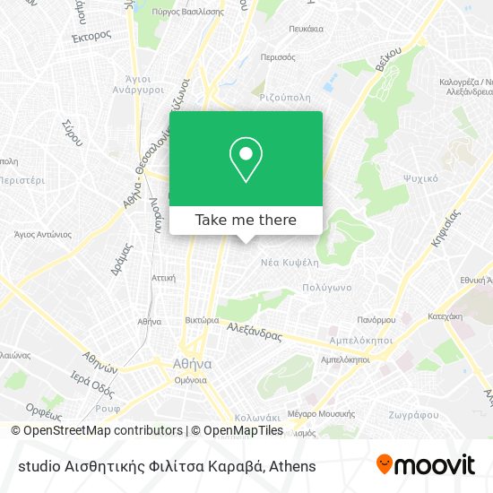 studio Αισθητικής Φιλίτσα Καραβά map