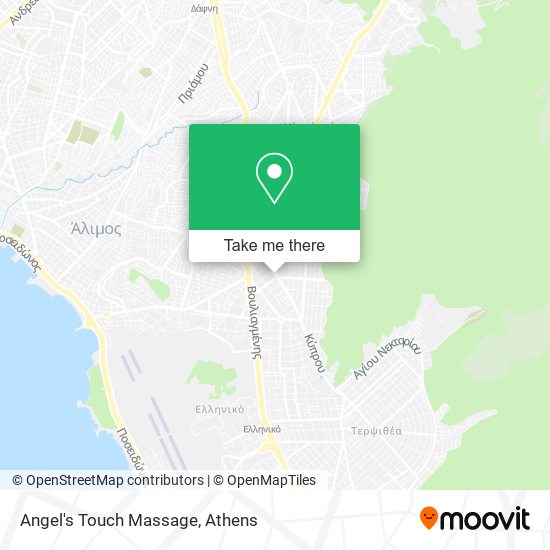 Angel's Touch Massage map