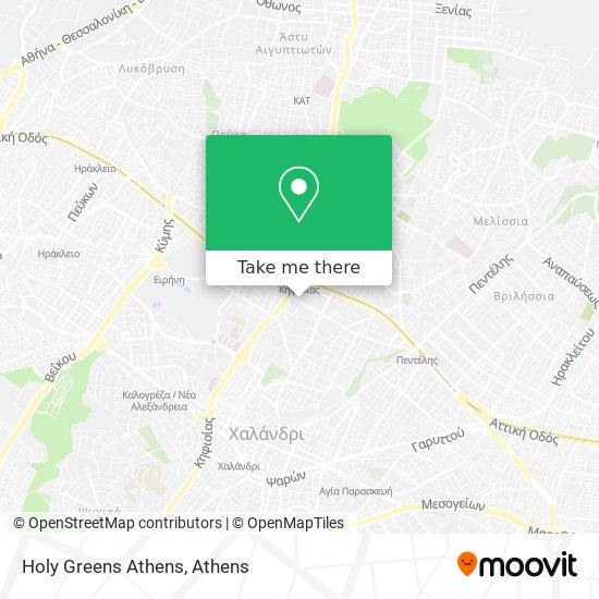 Holy Greens Athens map