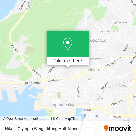 Nikaia Olympic Weightlifting Hall map