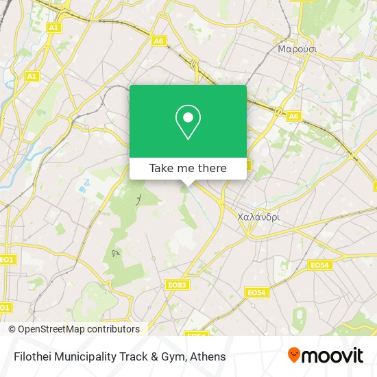 Filothei Municipality Track & Gym map