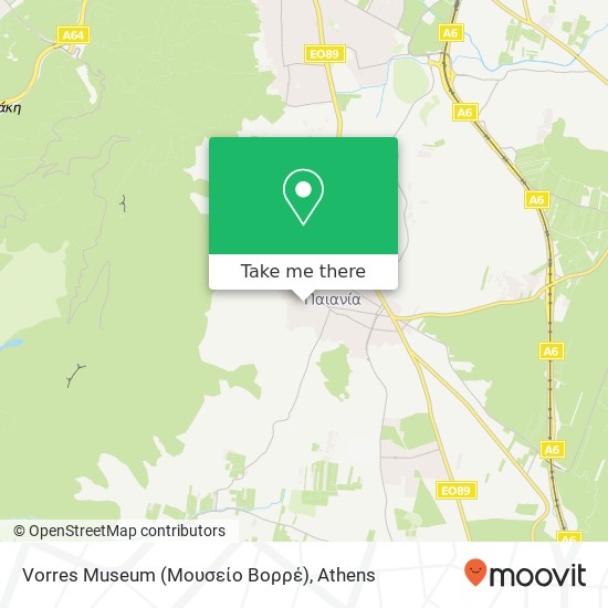 Vorres Museum (Μουσείο Βορρέ) map