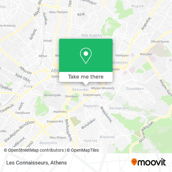 Les Connaisseurs map