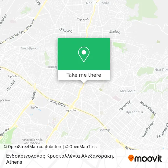 Ενδοκρινολόγος Κρυσταλλένια Αλεξανδράκη map