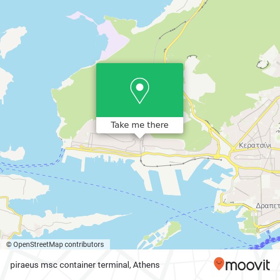 piraeus msc container terminal map