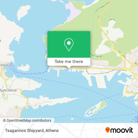 Tsagarinos Shipyard map