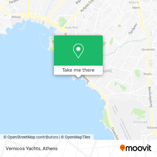 Vernicos Yachts map