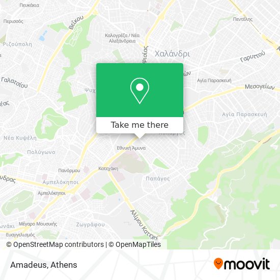 Amadeus map