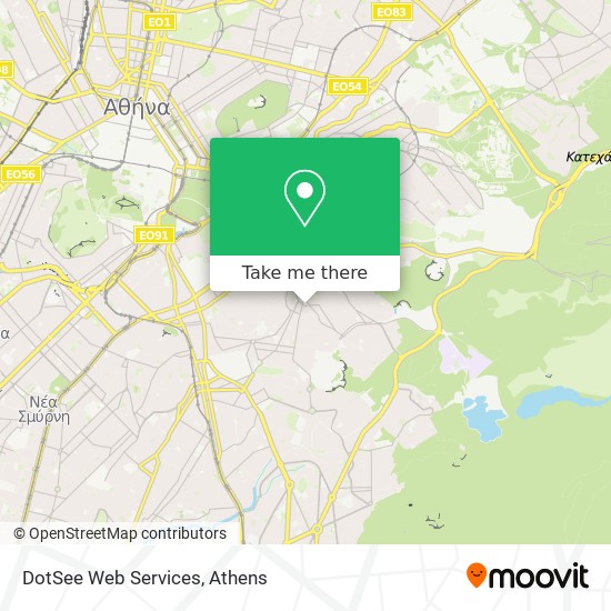 DotSee Web Services map